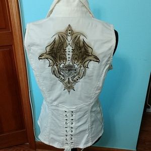 Harley Davidson shirt/vest